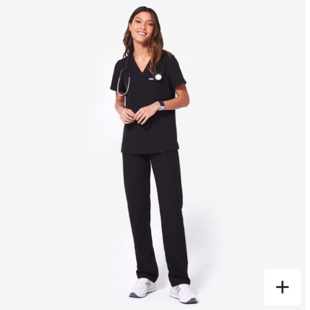 black FIGS scrub set